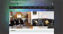 Desktop Screenshot of antrimcoastcottages.com
